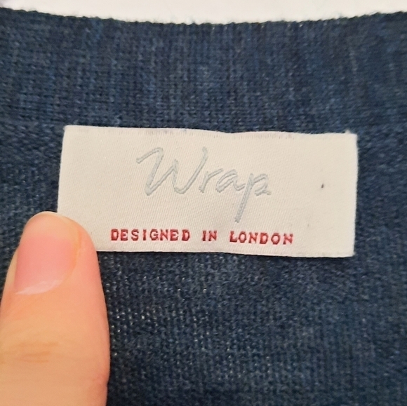 WRAP LONDON lace trim sienna Cardigan 6 - Picture 4 of 5